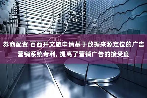 券商配资 百西开文旅申请基于数据来源定位的广告营销系统专利, 提高了营销广告的接受度