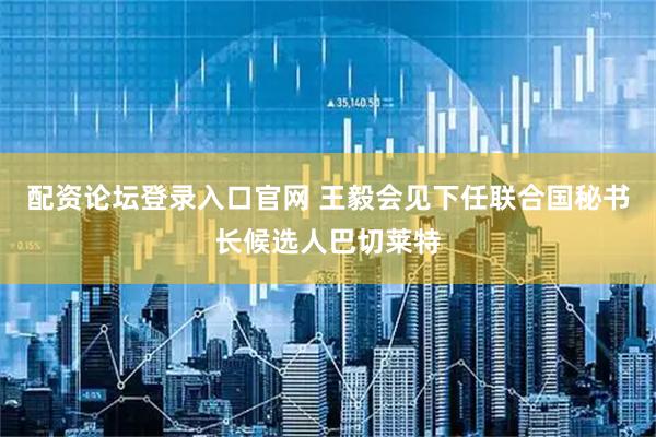 配资论坛登录入口官网 王毅会见下任联合国秘书长候选人巴切莱特